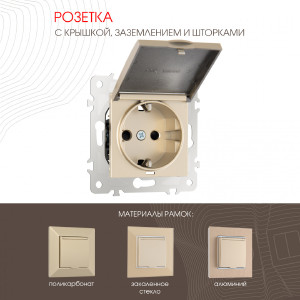 Розетка Am-203 203.41-1.shampan