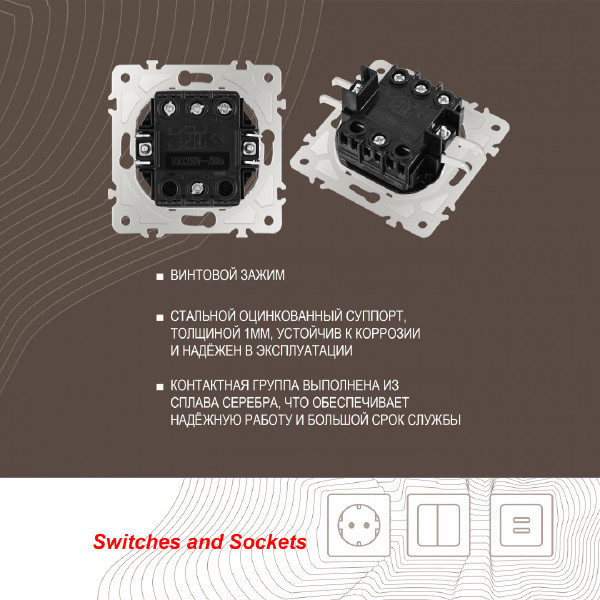 Выключатель Am-202 202.35-1.shampan