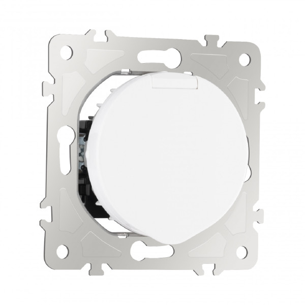 Розетка Am-202 202.41-1.white