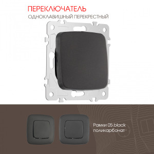 Выключатель Am-205 205.34-1.black