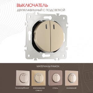 Выключатель Am-202 202.31-2.shampan