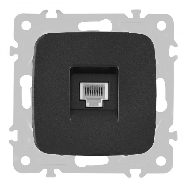Розетка Am-205 205.51-1.black