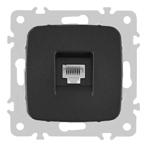 Розетка Am-205 205.45-1.black