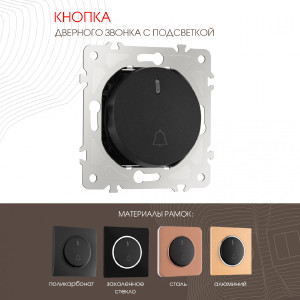 Дверной звонок Am-202 202.37-1.black