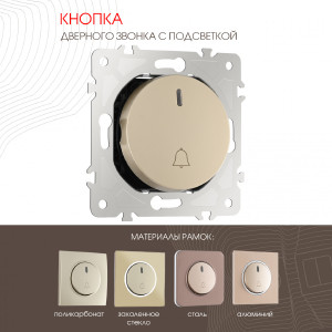 Дверной звонок Am-202 202.37-1.shampan