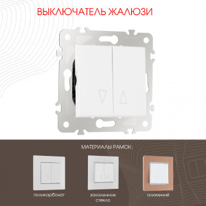 Выключатель Am-203 203.38-2.white