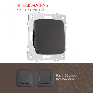 Выключатель Am-205 205.30-1.black