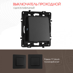 Выключатель Am-217 217.32-1.black