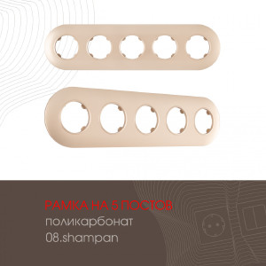 Рамка Am-502.08 502.08-5.shampan