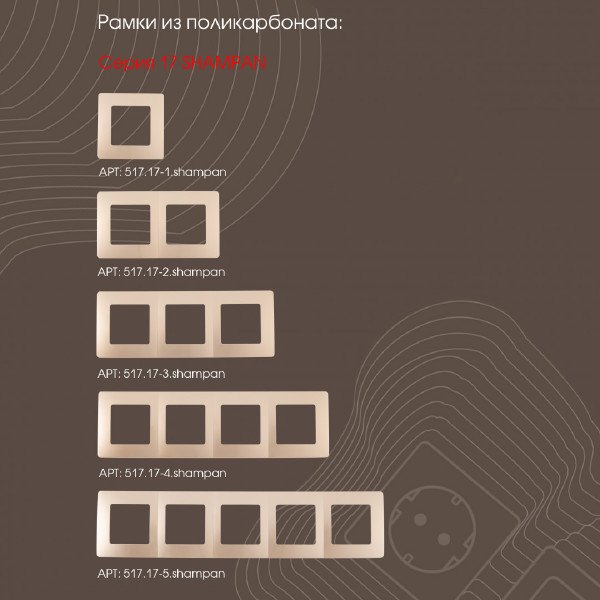 Выключатель Am-217 217.30-1.shampan