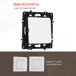 Выключатель Am-217 217.30-1.white