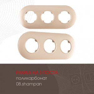 Рамка Am-502.08 502.08-3.shampan