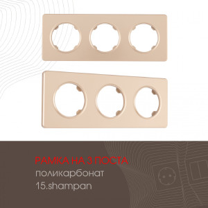 Рамка Am-502.15 502.15-3.shampan