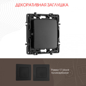 Накладка на механизм Am-217 217.50-1.black