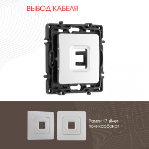 Накладка на механизм Am-217 217.49-1.silver