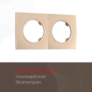 Рамка Am-502.04 502.04-2.shampan