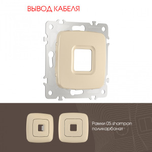 Накладка на механизм Am-205 205.49-1.shampan