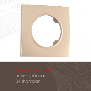 Рамка Am-502.04 502.04-1.shampan