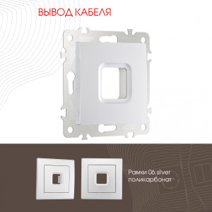 Накладка на механизм Am-206 206.49-1.silver