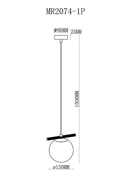 Светильник подвесной Francis MR2074-1P