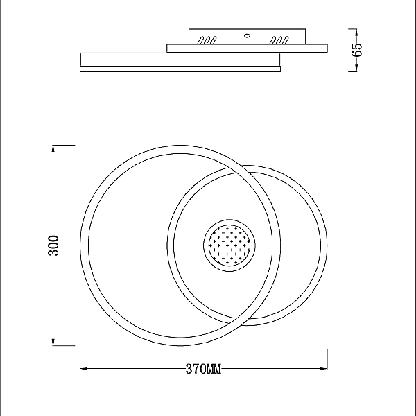 Потолочная люстра Arctic 10234/1LED BL