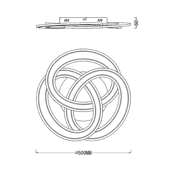 Потолочная люстра Quant 10243/3LED