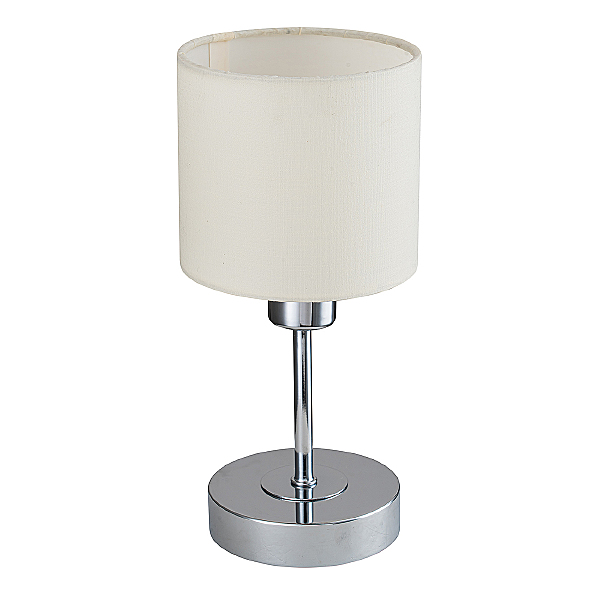 Настольная лампа Denver 1109/1 Chrome/Beige