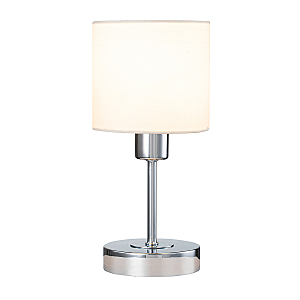 Настольная лампа Denver 1109/1 Chrome/Beige