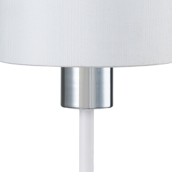 Настольная лампа Denver 1109/1 White/Silver