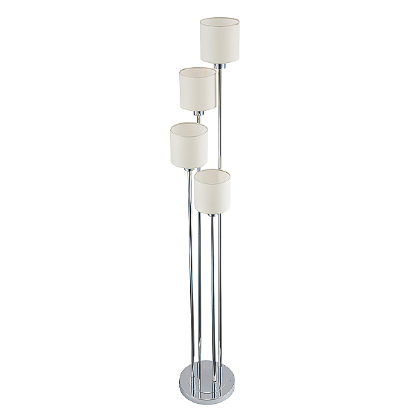 Торшер Denver 1109/4 Chrome/Beige