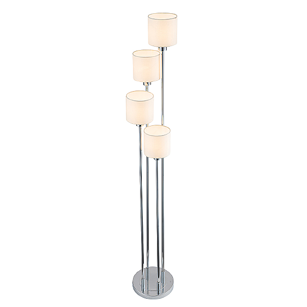 Торшер Denver 1109/4 Chrome/Beige