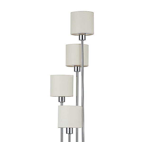 Торшер Denver 1109/4 Chrome/Beige