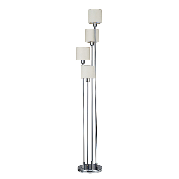 Торшер Denver 1109/4 Chrome/Beige