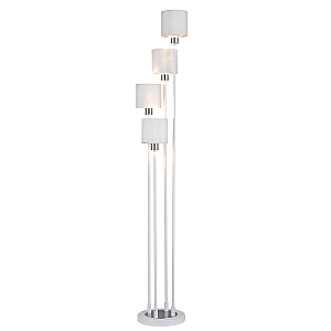 Торшер Denver 1109/4 White/Silver