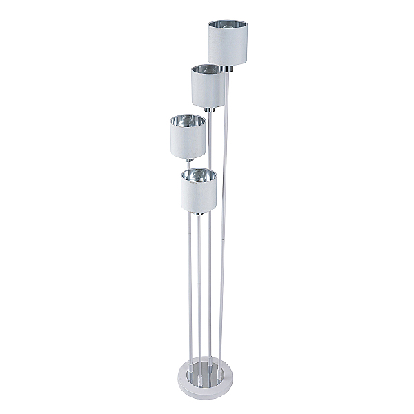 Торшер Denver 1109/4 White/Silver