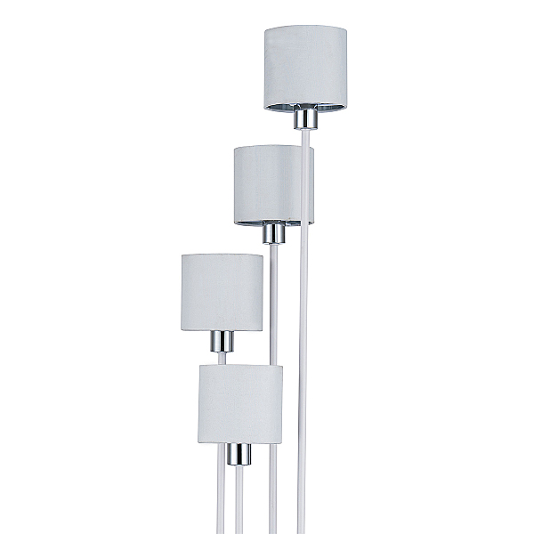 Торшер Denver 1109/4 White/Silver