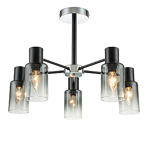 Потолочная люстра Diversity 2120/5P Black