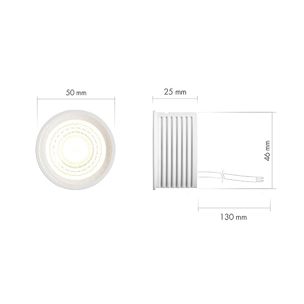 Светодиодная лампа Slim Led DK3000-8W dim