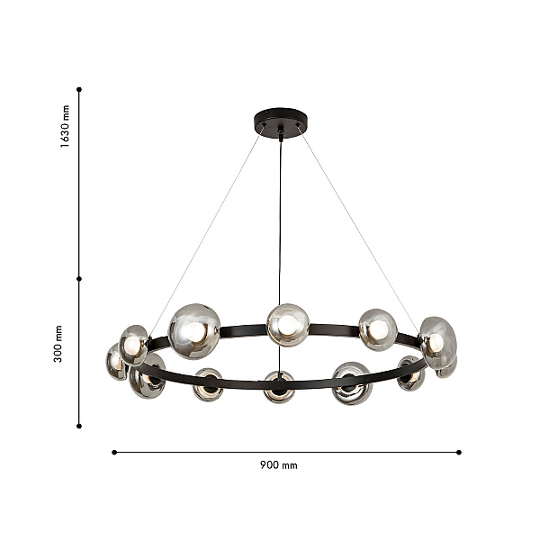 Подвесная люстра Svamp 4517-12P