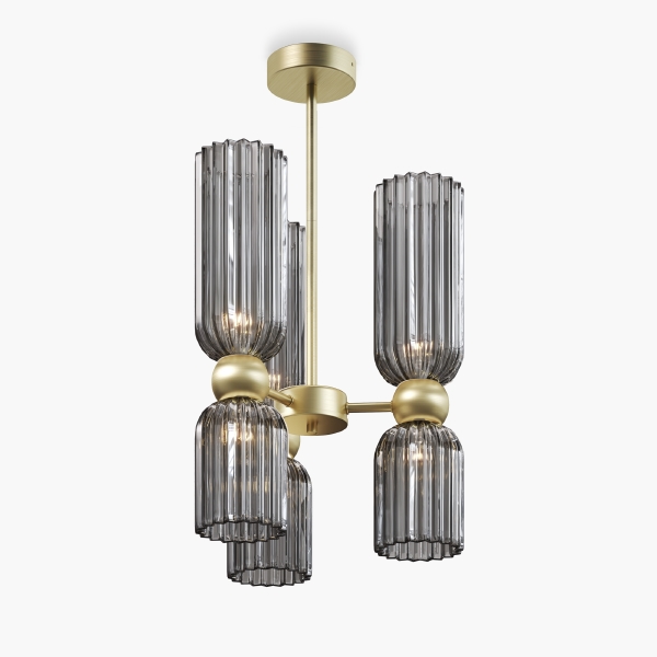 Люстра на штанге Antic MOD302PL-06GR