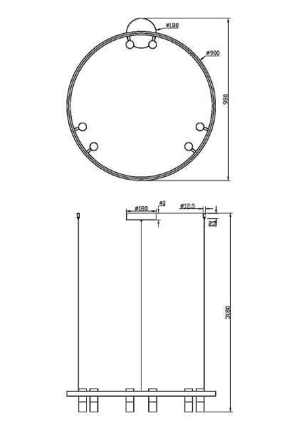 Подвесная люстра Satellite MOD102PL-L42BK
