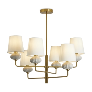 Люстра на штанге Ceramics FR2029PL-06BS