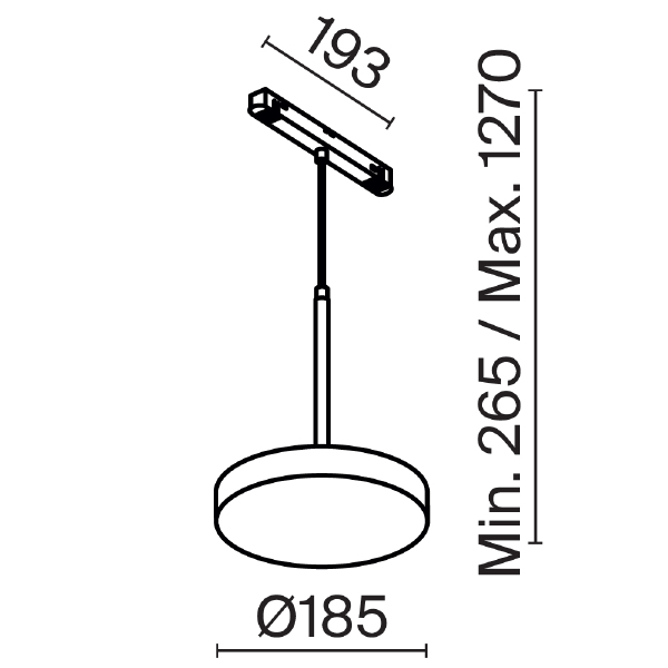 Трековый светильник Plato TR123-4-15W-DS-B