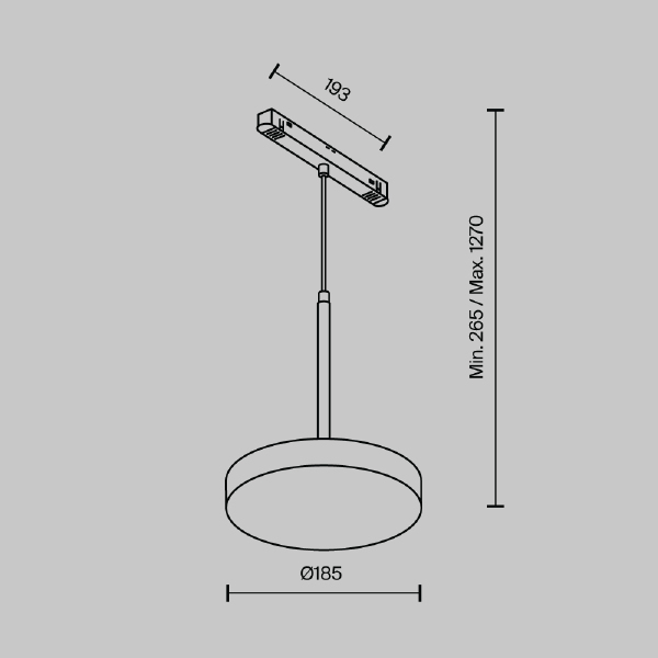 Трековый светильник Plato TR123-4-15W-DS-B