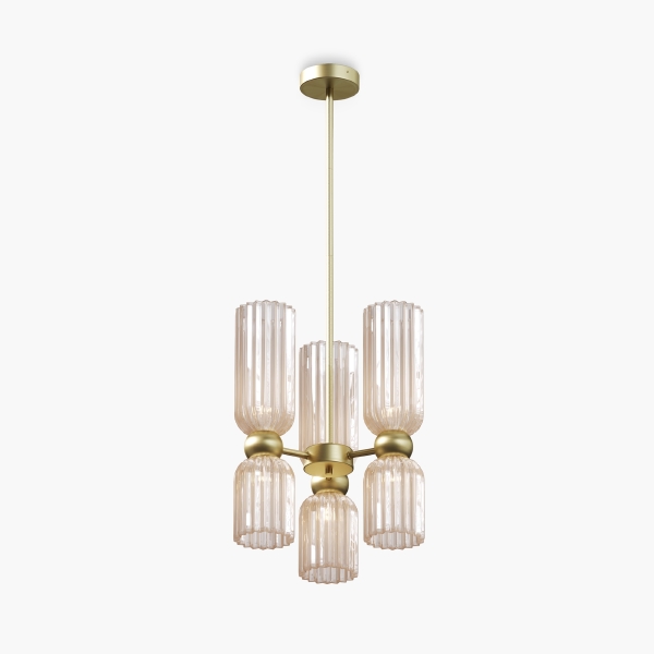 Люстра на штанге Antic MOD302PL-06CG