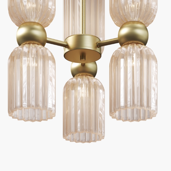 Люстра на штанге Antic MOD302PL-06CG