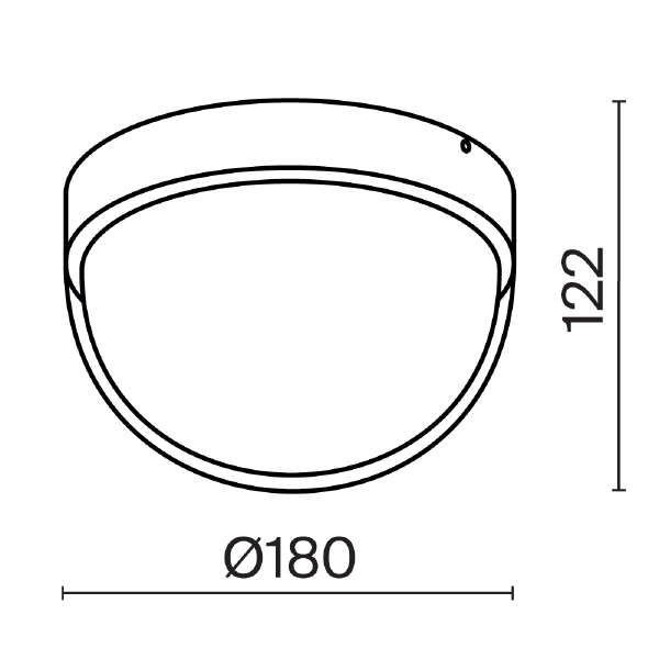 Уличный потолочный светильник Mon O438CL-L12GF3K