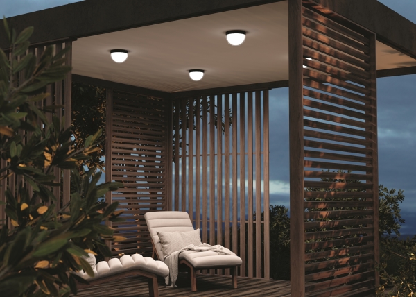 Уличный потолочный светильник Mon O438CL-L12GF3K