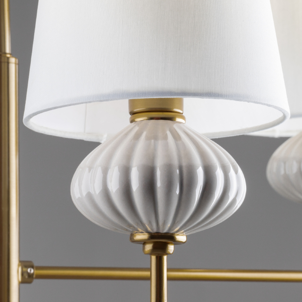 Люстра на штанге Ceramics FR2029PL-04BS