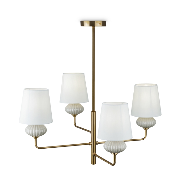 Люстра на штанге Ceramics FR2029PL-04BS